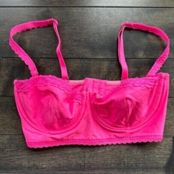 Victoria's Secret Cotton Bustier Bra - NEW - Picture 1 of 2
